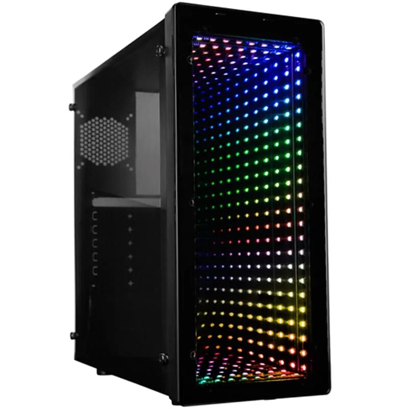 корпус для пк с эффектом бесконечности. необычные системные блоки. корпус inwin 805 infinity. корпус lian li lancool 215. Inwin tou 1.