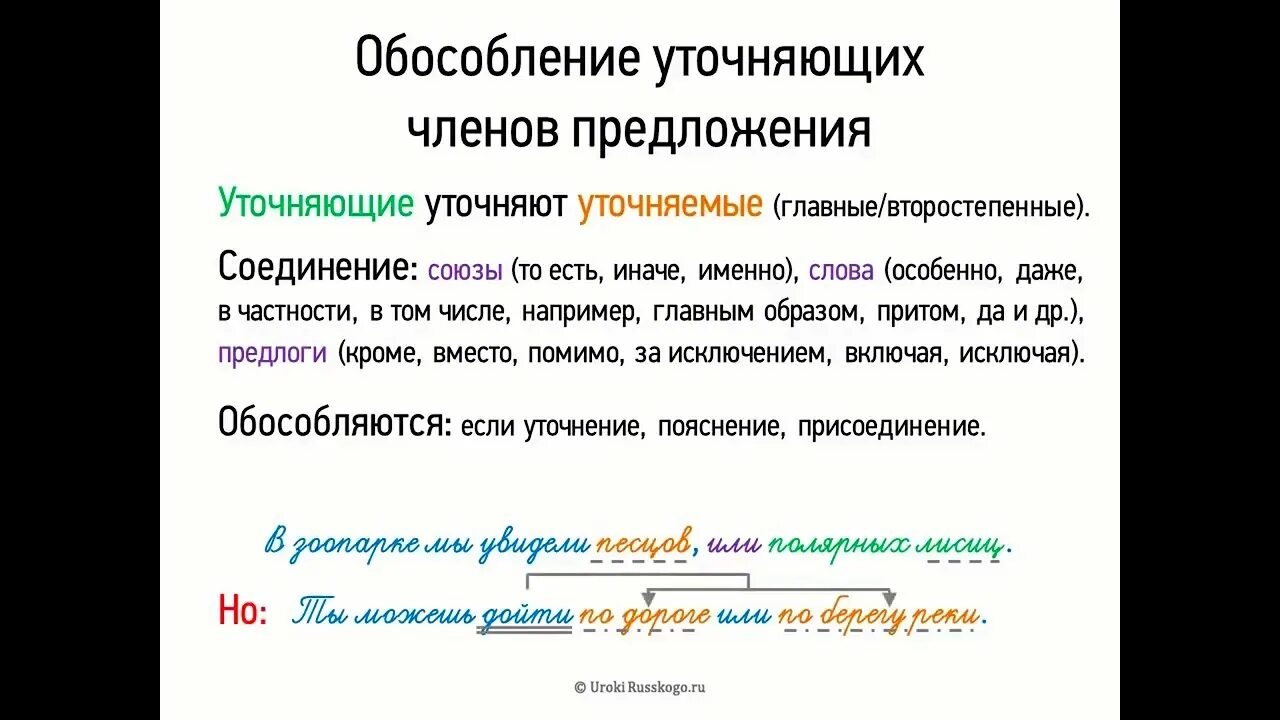 Обособление членов предложения тест. Предложения с уточняющими обособленными членами. Обособление уточняющих членов предложения.