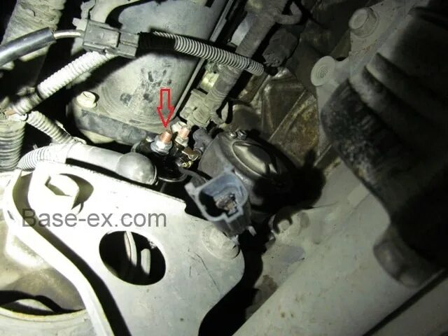 снять стартер ниссан примера р12