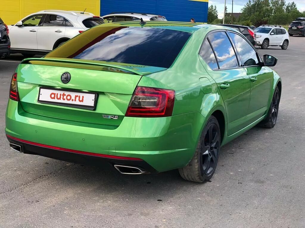 Skoda octavia rs 2019. Skoda Octavia a8 RS Green.