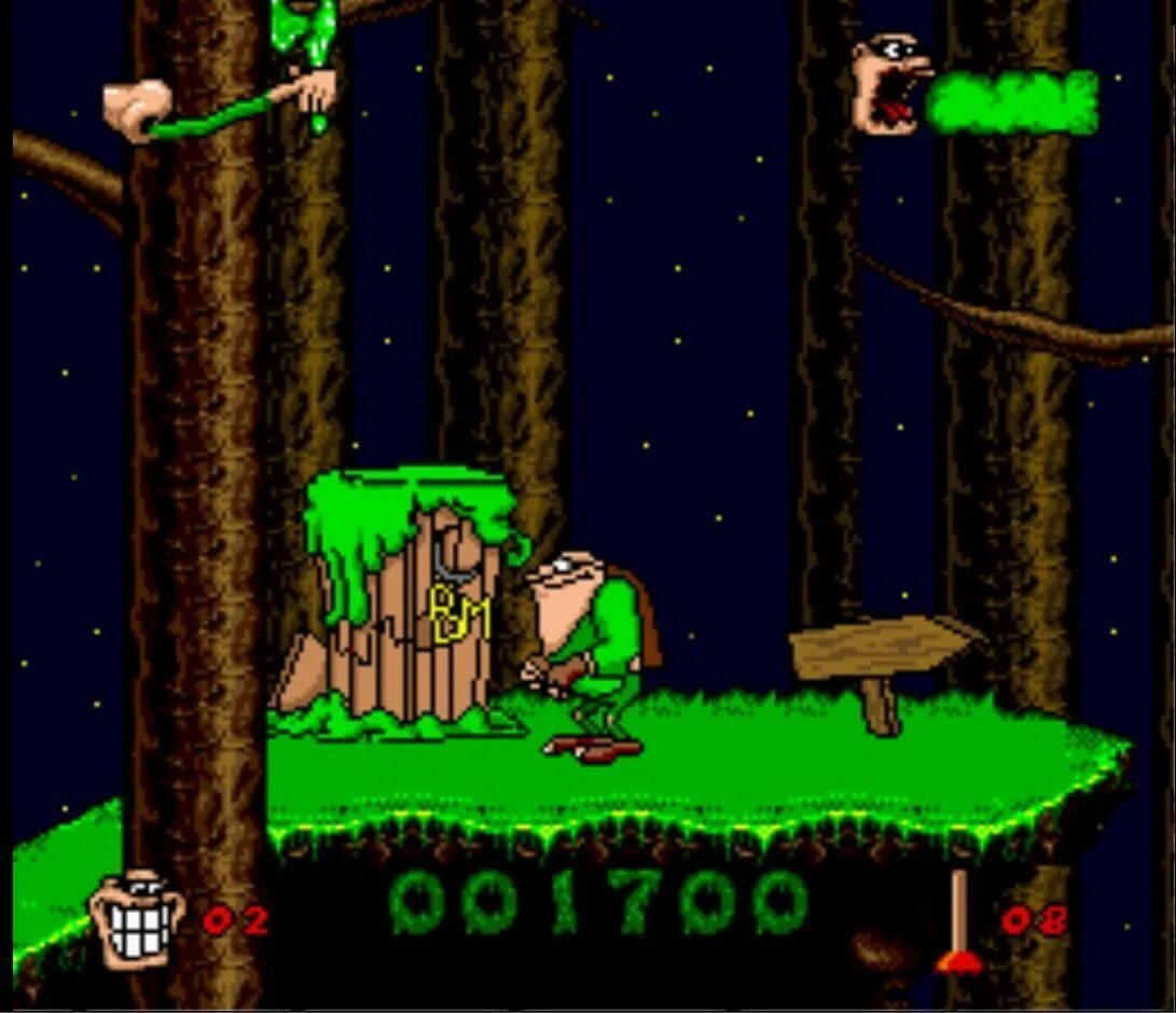 Бугермен сега. Boogerman игра Sega. Бугимен игра сега. Boogerman screenshot.