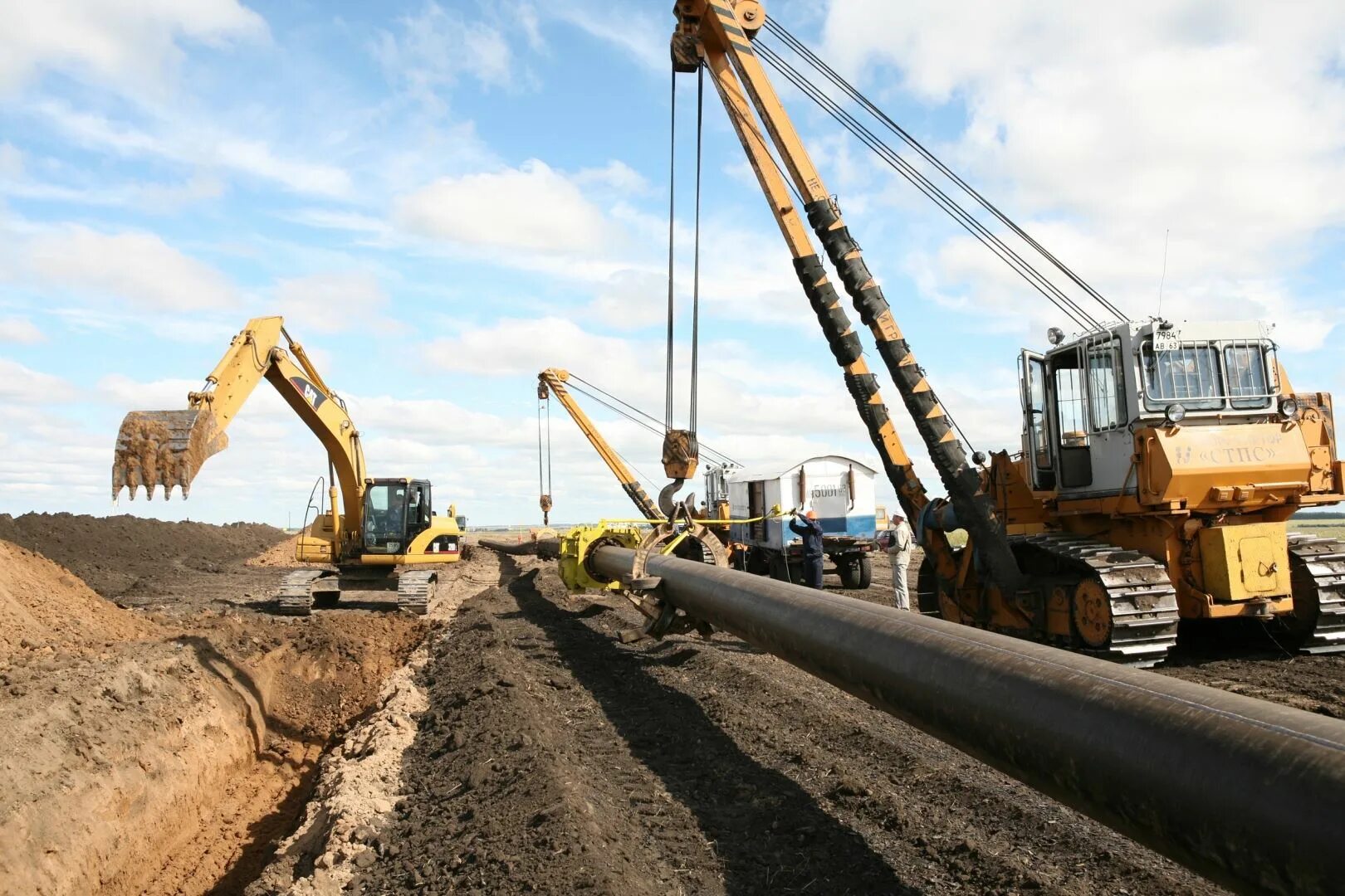 Капитальное строительство газопровода