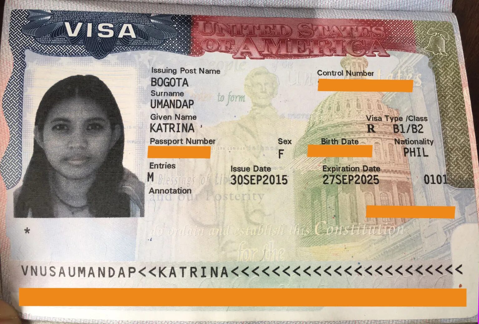 Виза. Американская виза. Us visa. Фото на визу США. B visa