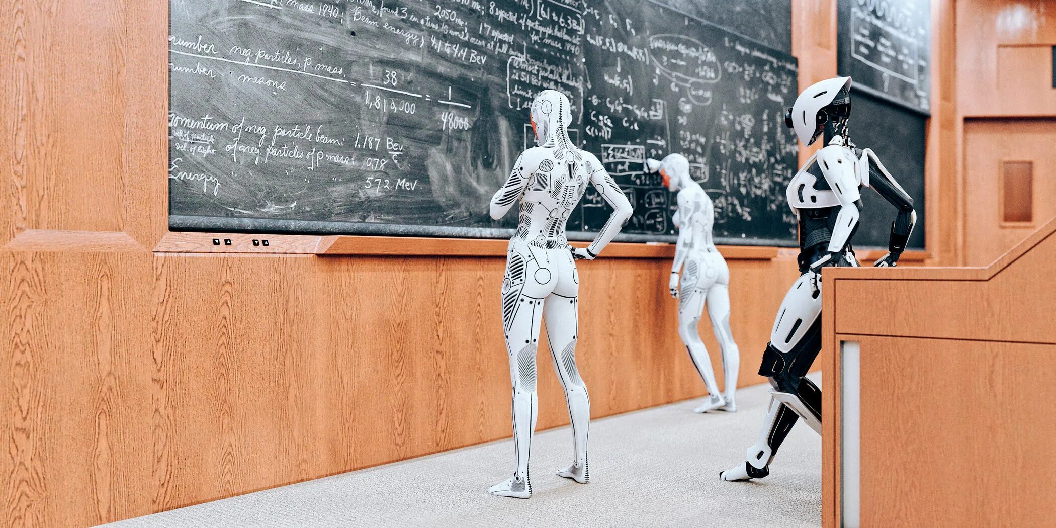 Преподаватель искусственного интеллекта. Искусственный интеллект в школе. Школа будущего с роботами. Учителя-роботы в будущем. Учитель робот в школе.