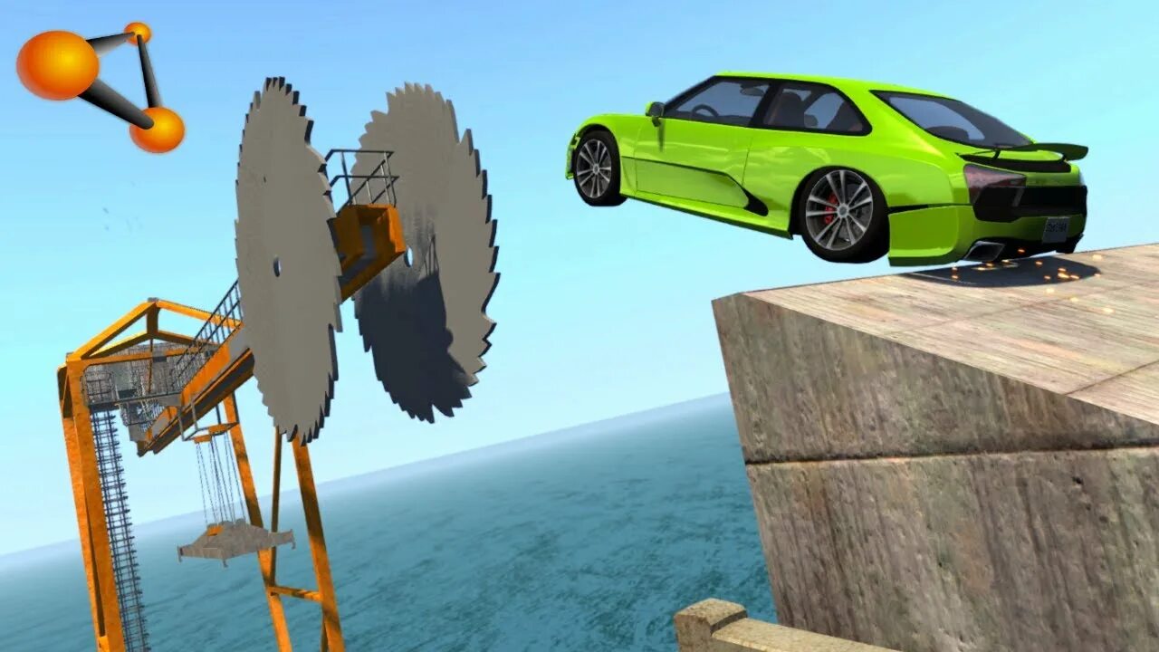 BEAMNG Drive 2022. BEAMNG Drive giant cars. BEAMNG.Drive последняя версия 2022. BEAMNG.Drive - giant saw against cars #4.