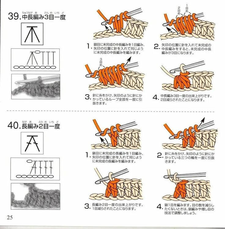 Техника японского вязания крючком. Знаки вязания крючком. Туториал на вязание крючком для начинающих. Японские обозначения крючком.