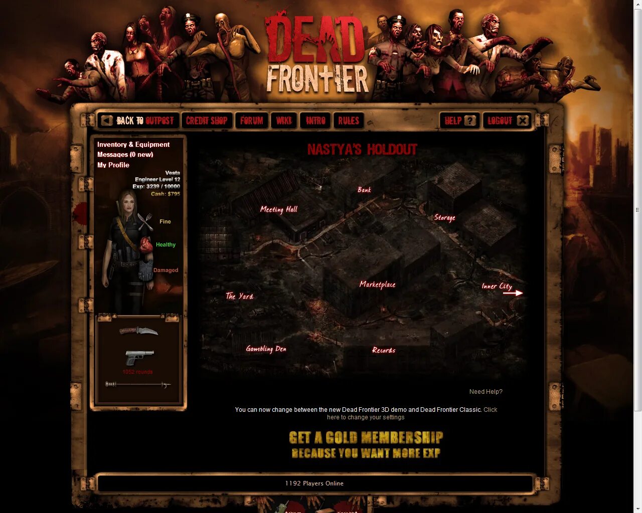 Игра dead frontier