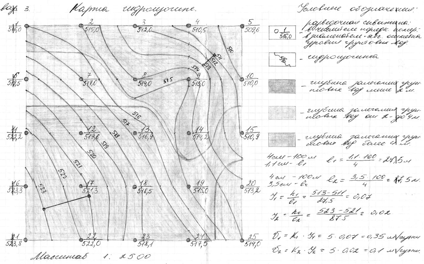 Карта гидроизогипс. Построение карты гидроизогипс грунтовых вод. карта гидроизогипс грунтовых вод. карта гидроизогипс и глубин залегания грунтовых вод. карта гидроизогипс и гидроизопьез 2 вариант.