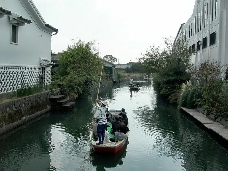 Янагава. Город Янагава. Yanagawa, Kawakudari. Каналы Янагавы, Япония. История каналов янагавы