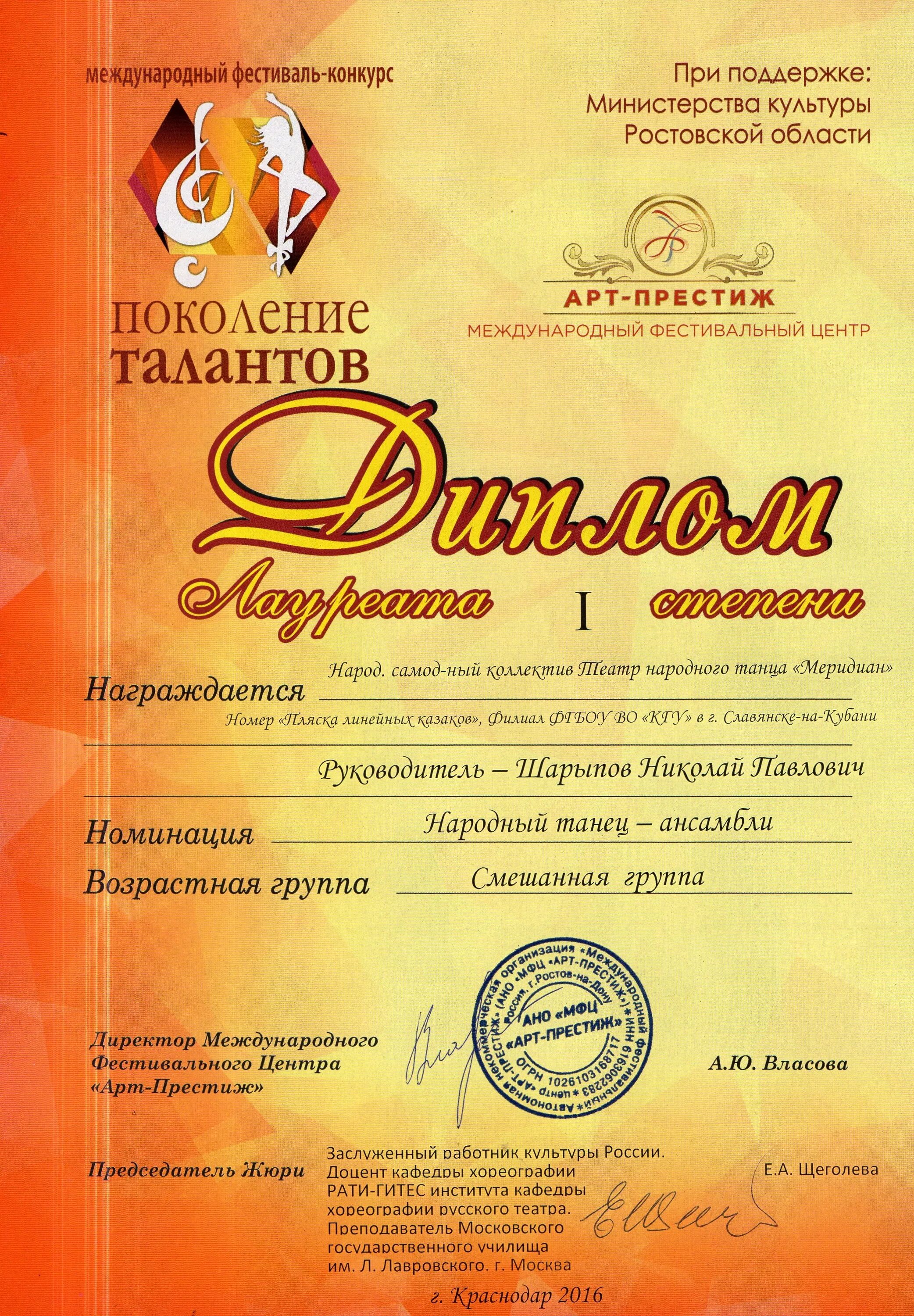 Номинации конкурса талантов. Поколение талантов. номинация соло. название хореографического коллектива.
