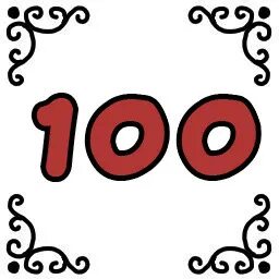 100 items