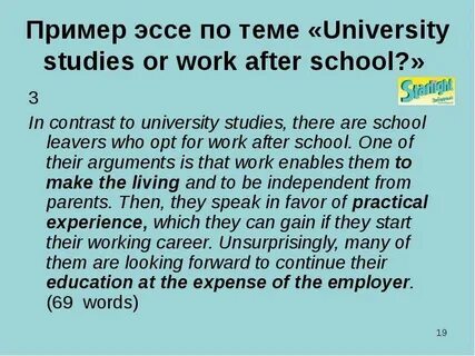 Going to university was