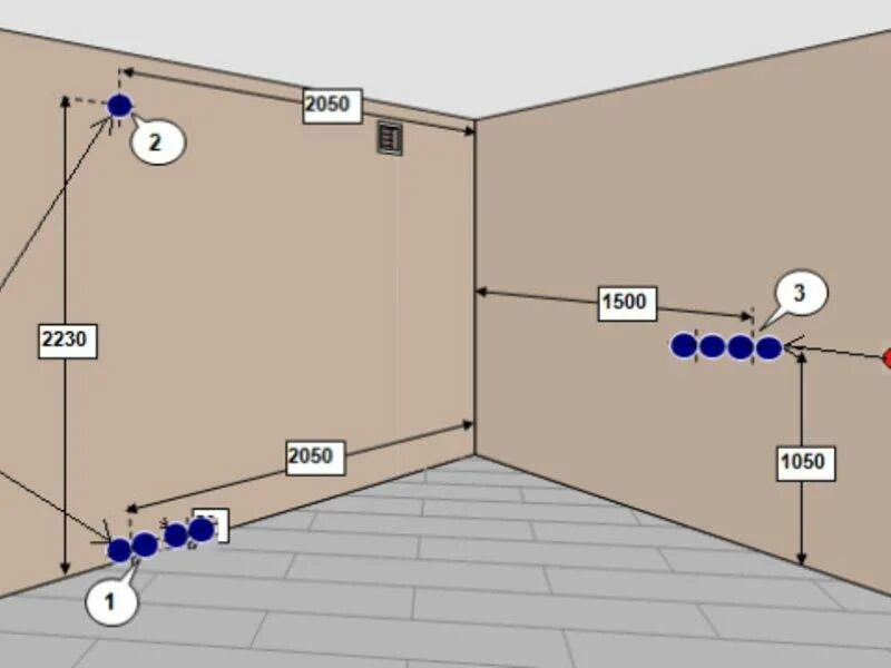 Розетки расстояние. Высота розетки от пола стандарт. Схема разметки подрозетников. Размещение розеток. Расположение розеток.