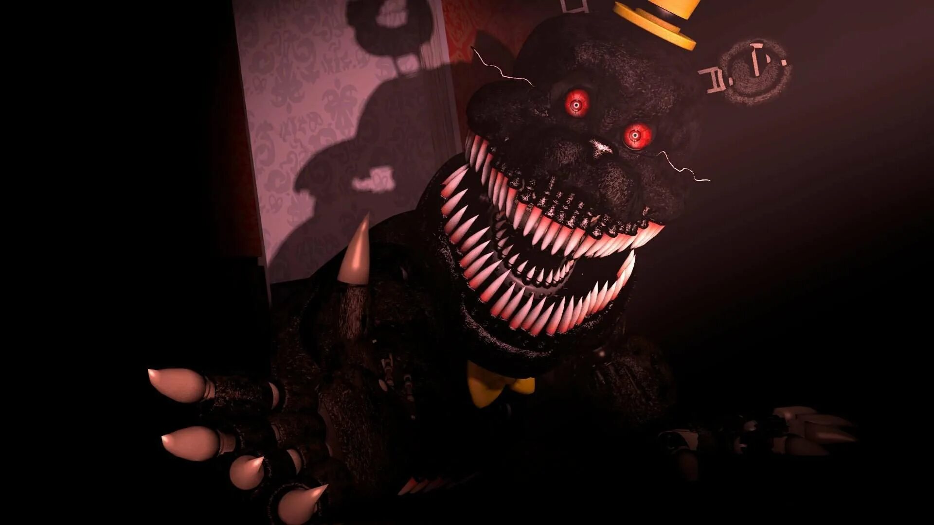 Фотографии кошмара. FNAF 4 кошмарный Фредди. Кошмар из FNAF 4. Кошмарный Фредди из ФНАФ 4.