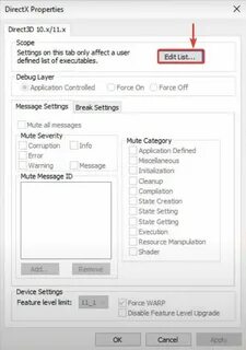 Dxcpl windows 10 64 bit