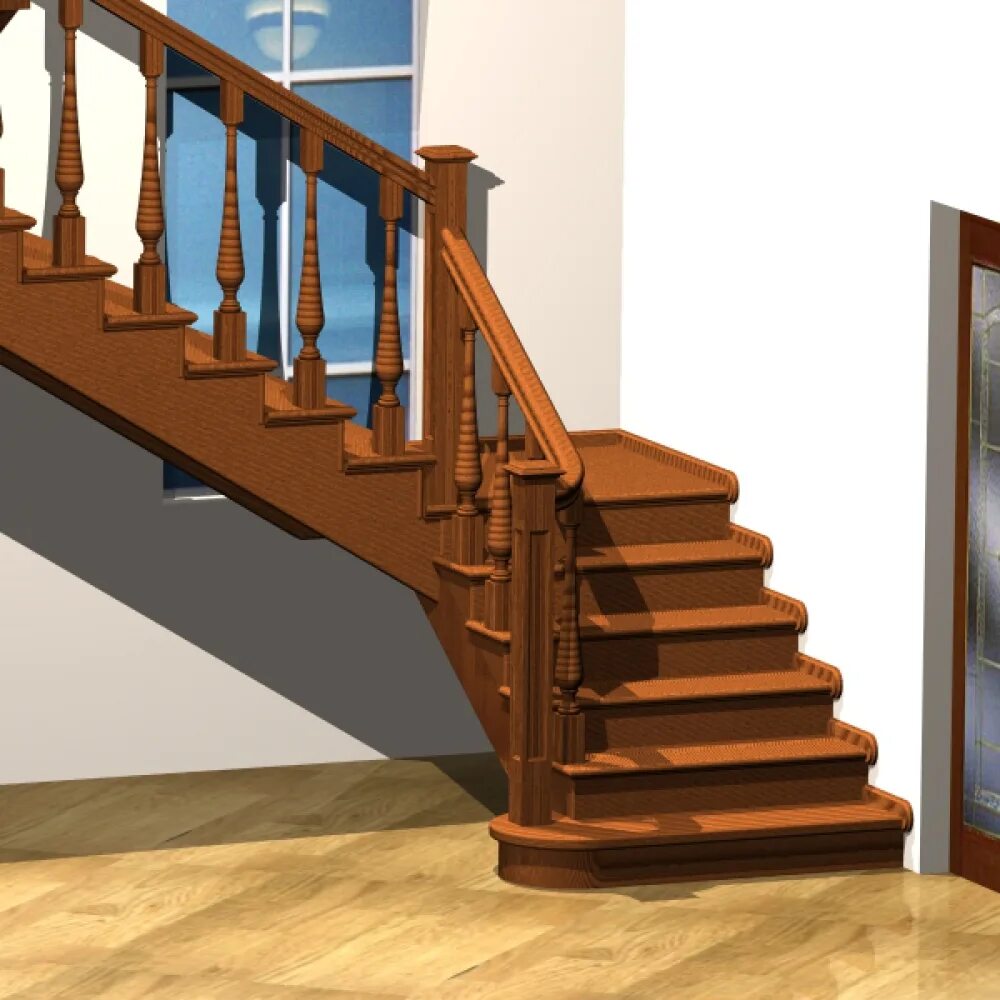 Деревянная лестница на второй с поворотом. Лестница угловая деревянная. Деревянная лестница с площадкой. Деревянная лестница с поворотной площадкой. Поворотная лестница.