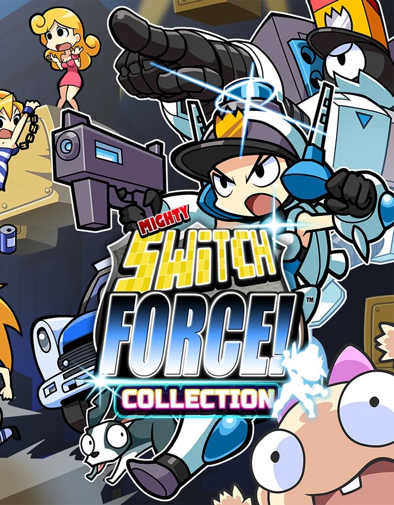 Mighty Switch Force. Mighty Switch Force! Collection. Mighty игра. Mighty Switch Force Art.