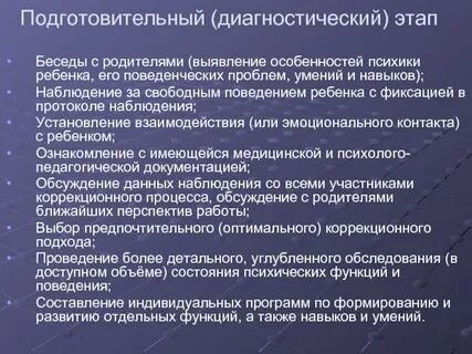 Диагностический этап