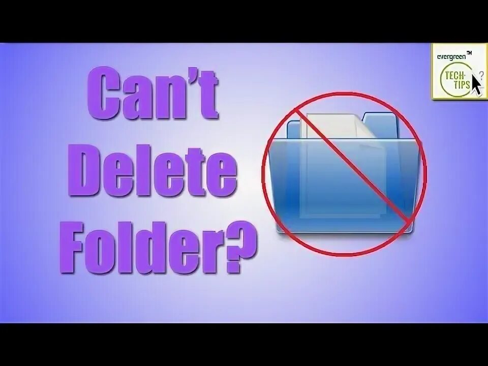 The folder could be found. Delete folder. How to delete flaw.