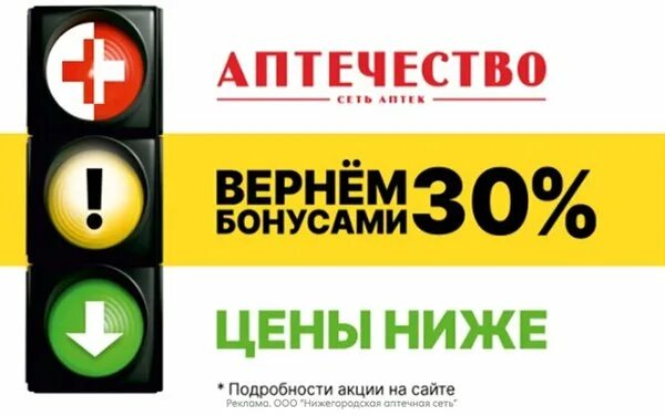 Аптечество сколько бонусов