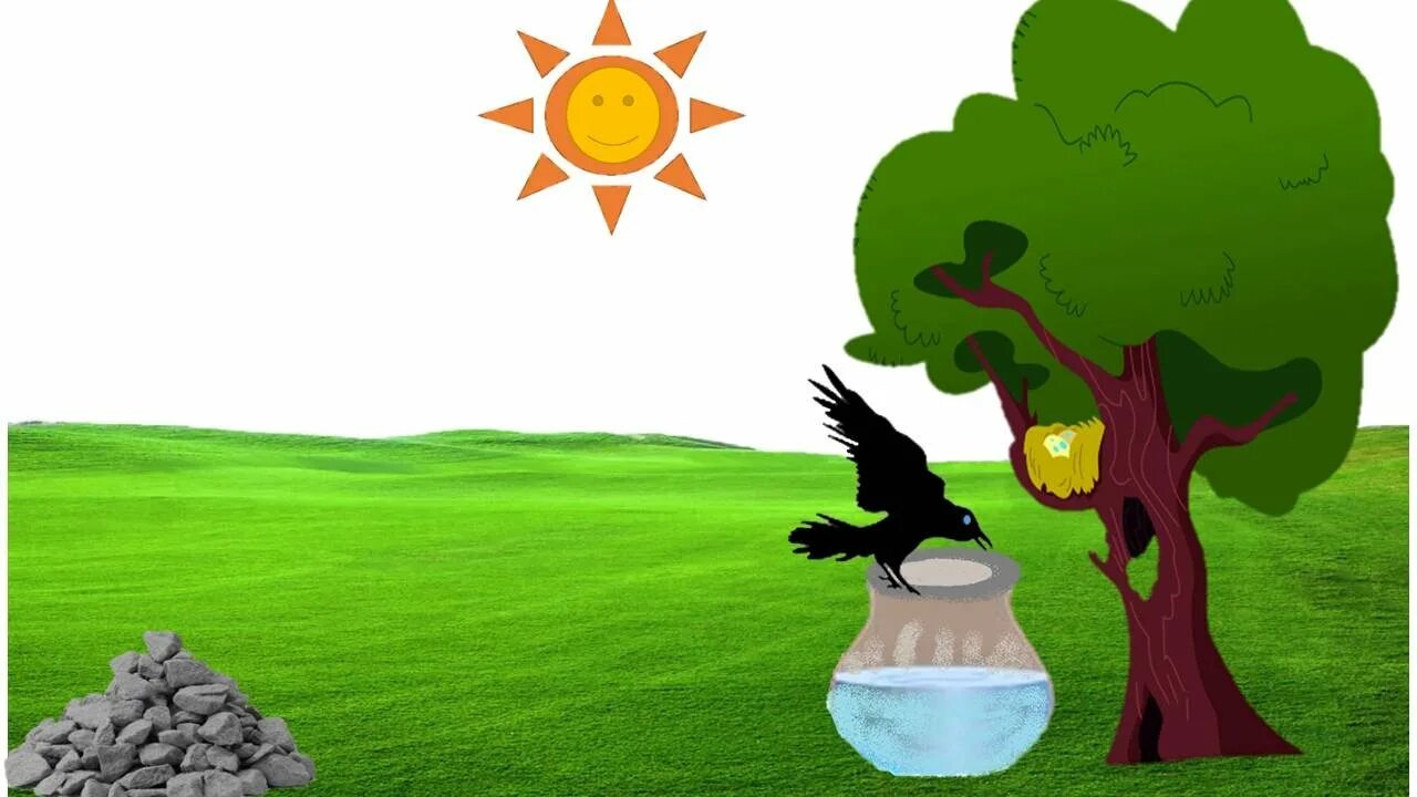 The thirsty Crow. Crow story. Thirsty Clipart. The thirsty Crov perevot etmeli.