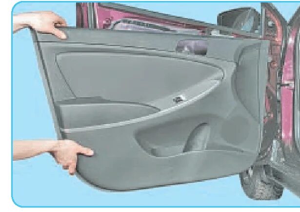 Проем передних дверей Hyundai Solaris 2012. Снятие двери Хендай Элантра 2011. Солярис снятие обшивки передней двери. Переднее водительское стекло на Хендай Солярис.