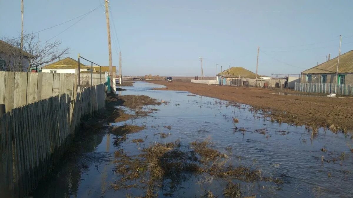Паводки в казахстане уральск. Паводок. Потоп в ЗКО. Подтопление. Затопленное село в половодье.