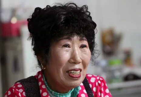 South Korea. korean grandma hat. 