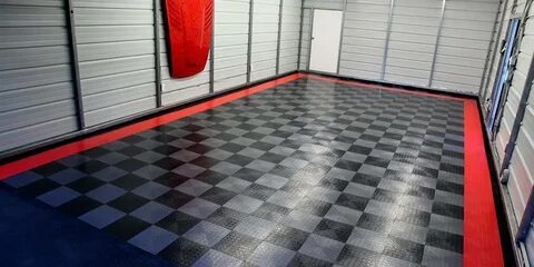 Полимерная плитка для гаража