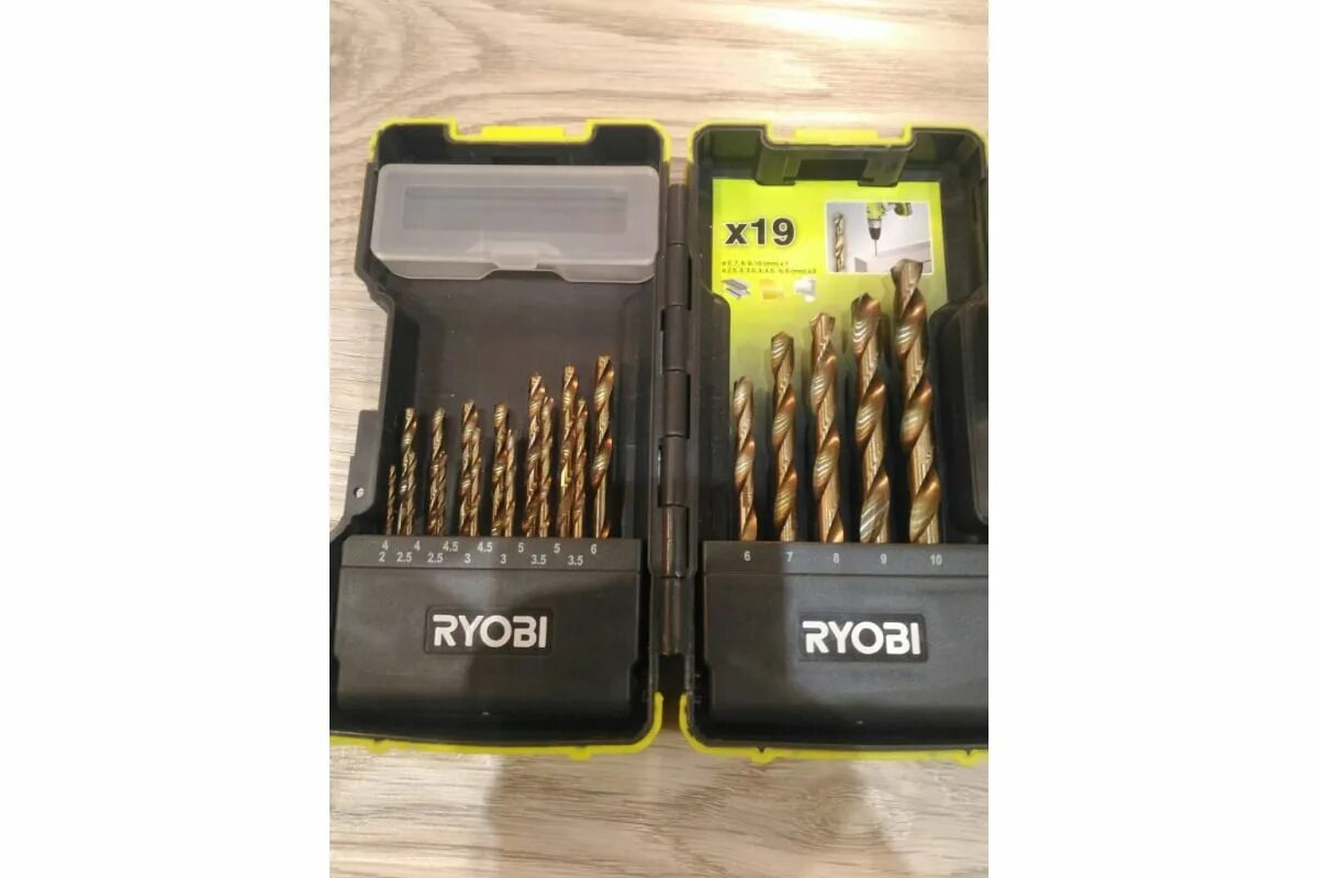 Набор сверл ryobi rak19hss, 19 шт. Набор бит ryobi risd25ph3 3шт 5132004124. Ryobi сверла. Набор ryobi rak86mix. Набор оснастки ryobi.