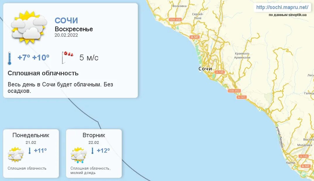 Погода в сочи на 14 дней