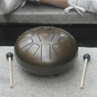 Steel tongue drum