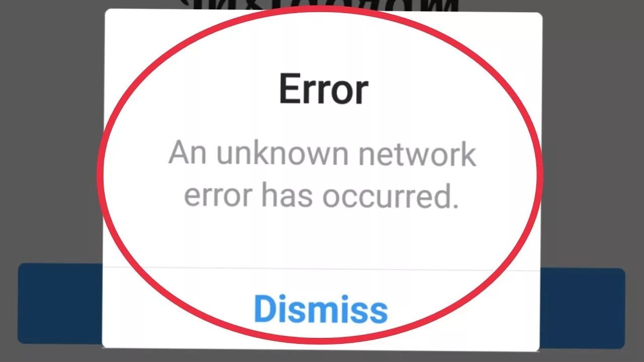 Error Unknown Error occurred. Network Error. Instagram Error. An Error has occurred. Error checking id