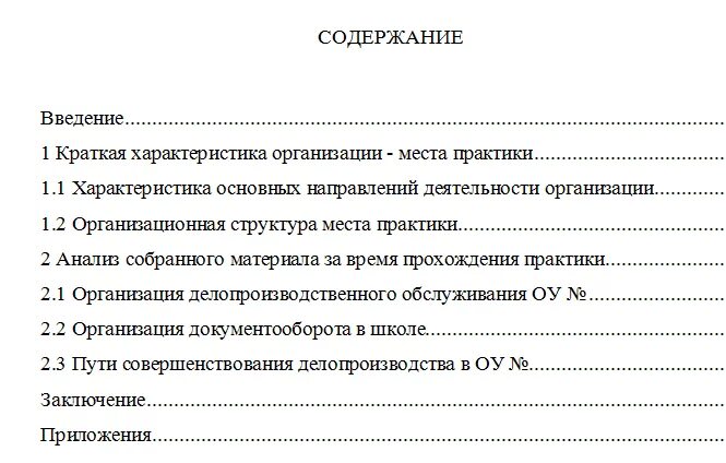 Введение содержание заключение