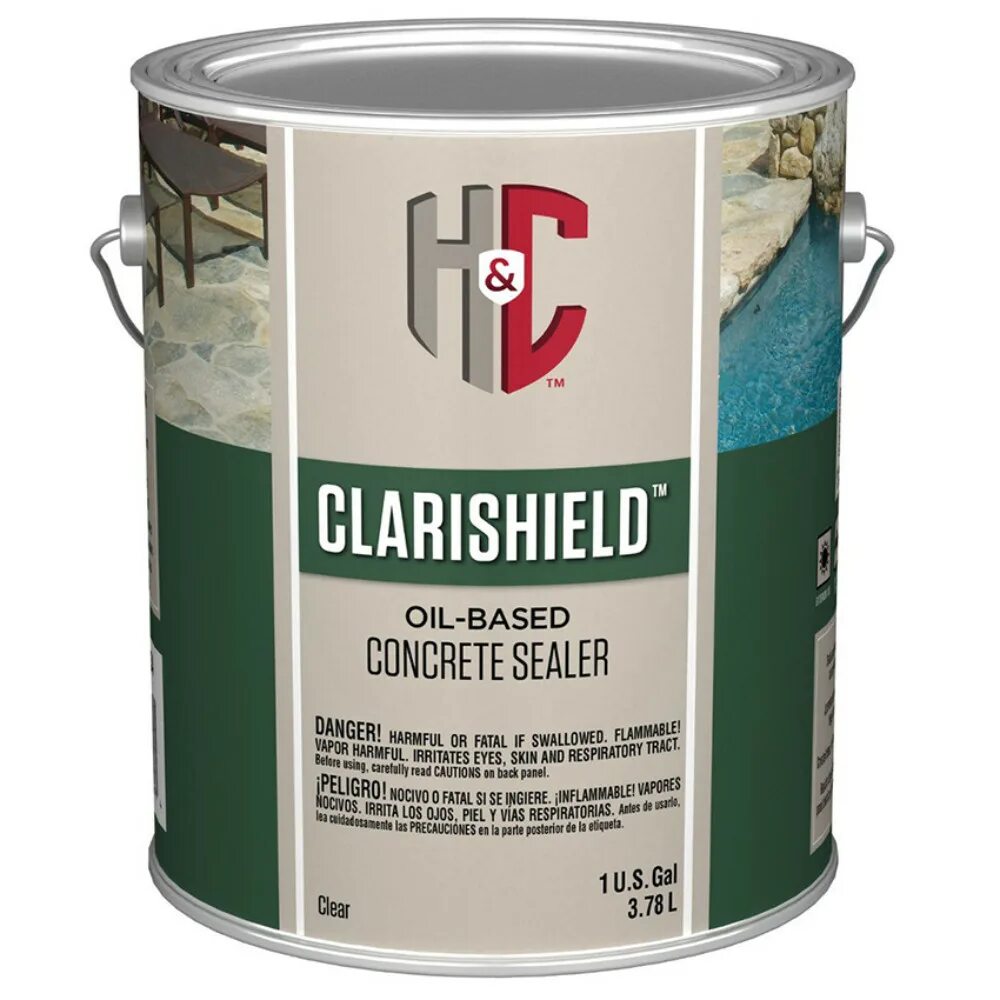Купить лак для камня. H&C CLARISHIELD Oil-based Concrete Sealer лак для бетона и камня. H&C CLARISHIELD solvent-based natural look Clear Concrete Sealer — лак для камня (3.78 л). Лак Sherwin-Williams CLARISHIELD Oil-based Concrete Sealer бесцвeтный 3.78 л. Sherwin-Williams лак-пропитка для камня h&c Clear 23 Sealer.