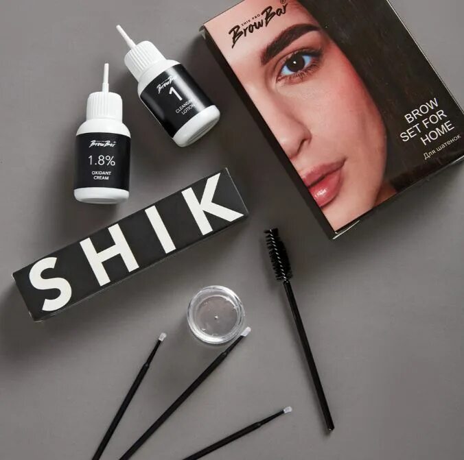 Shik brow. Shik Pro Brow Bar набор наминирования ресниц.