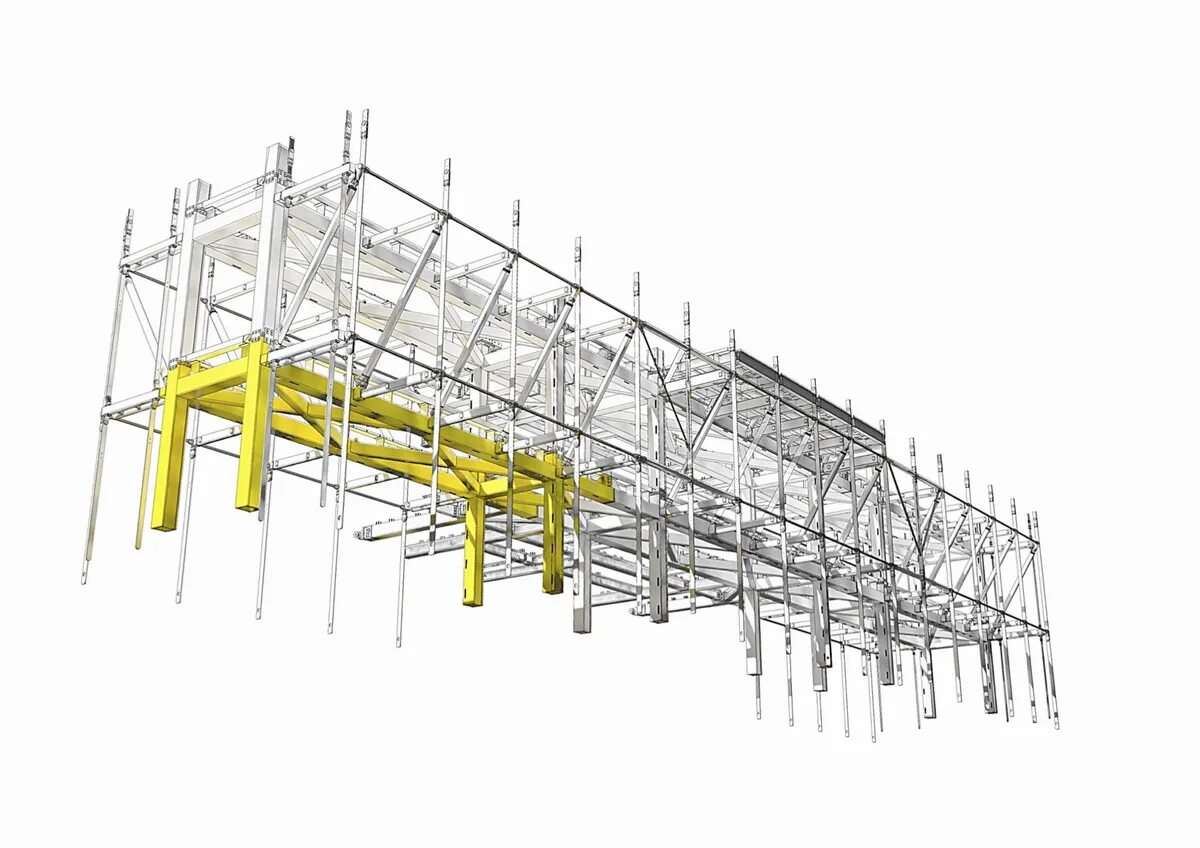 100 конструкций. Structural drawing. Structure Billboard Plan hand draw.