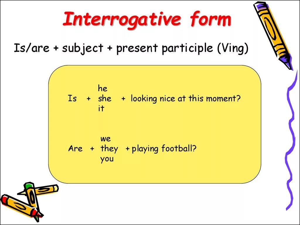 Present simple interrogative form. Present continuous tense. презент континиус тенс. present continuous negative form. negative form in present continuous.