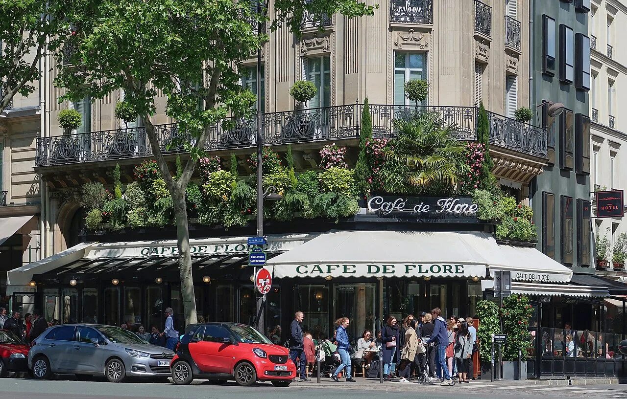 Кафе де Флор кафе в Париже. Кафе de fleur Париж. Бульвар сен-Жермен кафе. Бульвар сен Жермен де пре Париж. Кафе де париж