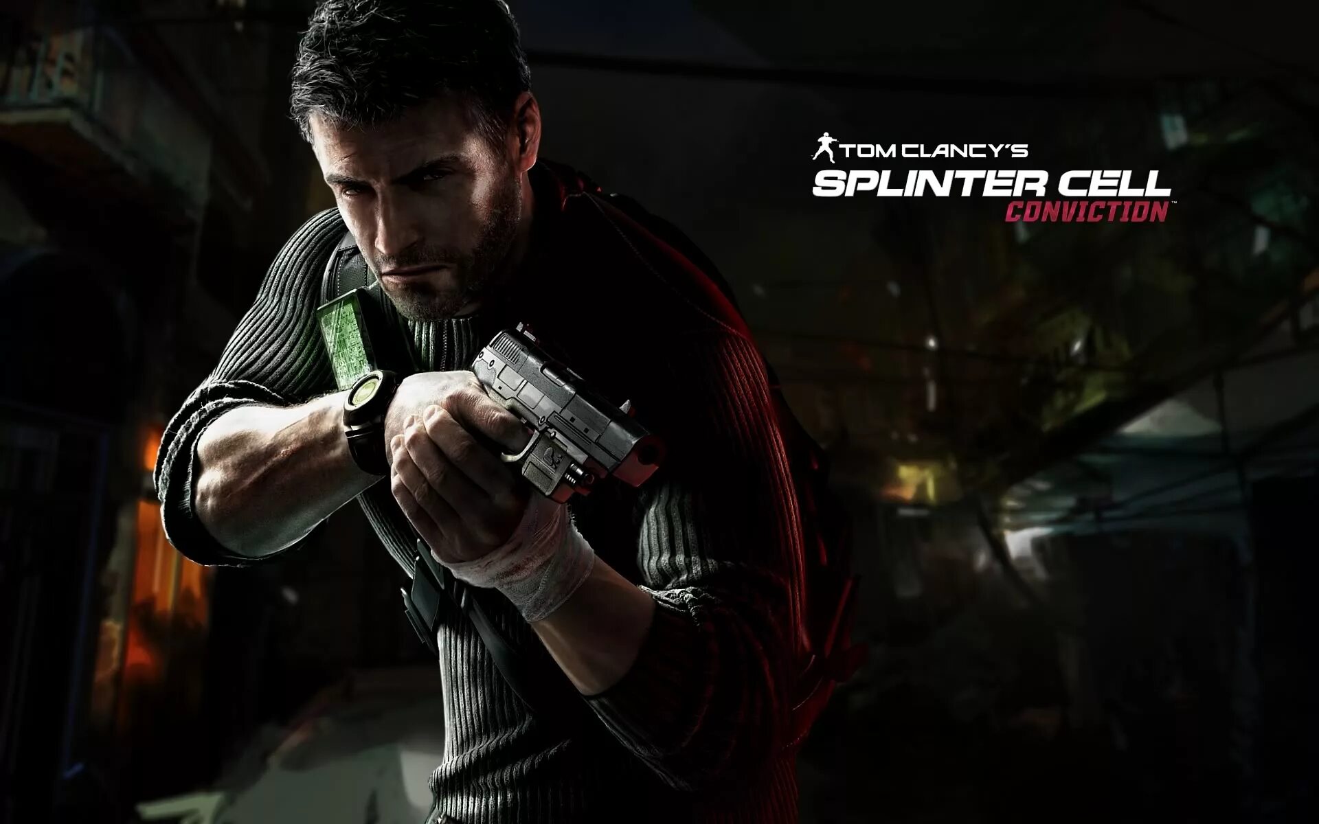 Игры угрожать. Сэм Фишер conviction. Tom Clancy’s Splinter Cell: conviction. Tom Clancy’s Splinter Cell: conviction (2010). Splinter Cell conviction Sam Fisher.