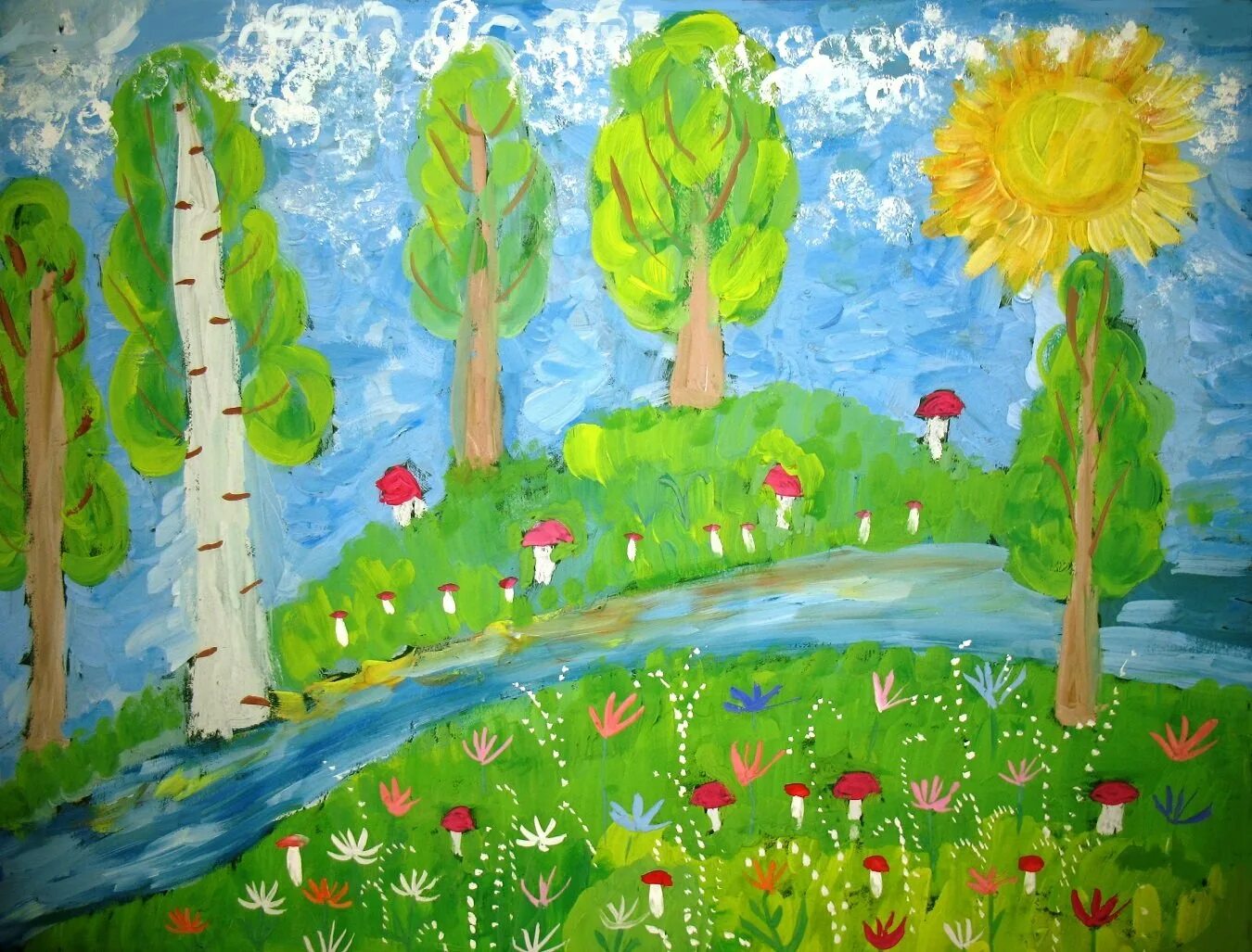 название работы лето.