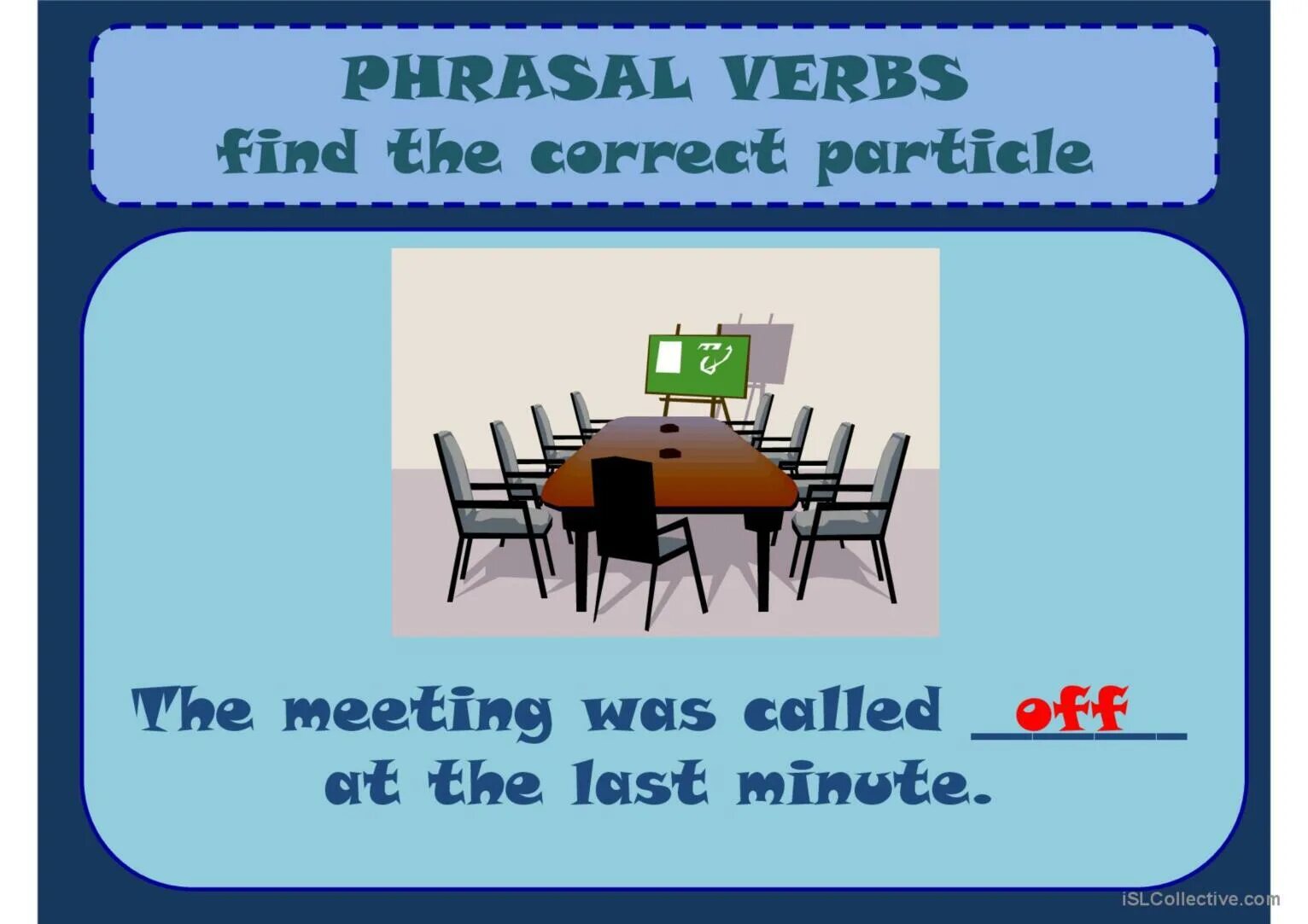 Fill in the correct particle. Find Phrasal verbs. Found Фразовый глагол. Found Phrasal verbs. Correct Phrasal verbs.