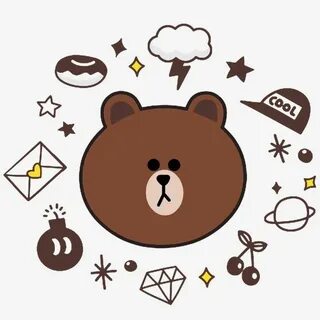Brown stickers