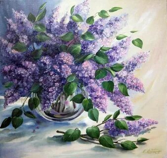 Красивые картины сирени