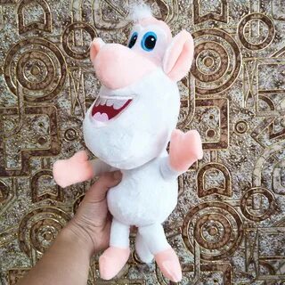 LuLezon Booba Buba White Pig Cooper Plush Figure Toys Soft Stuffed Doll 25 ...