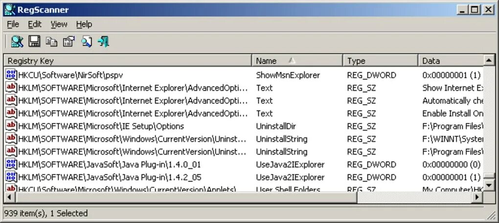 Reg add f. REGSCANNER. Windows search реестр. Grand Explorer софт. Advanced IP Scanner.