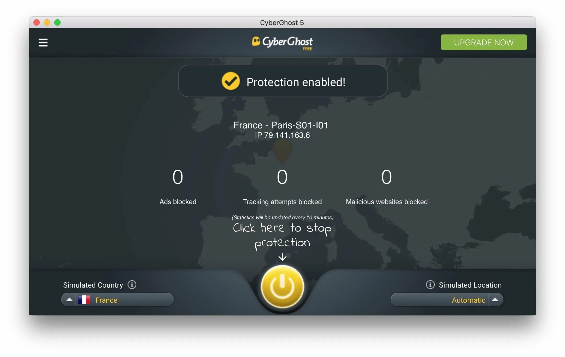 CYBERGHOST. CYBERGHOST 8. CYBERGHOST VPN Интерфейс. CYBERGHOST VPN для определенных приложений. Protection enabled