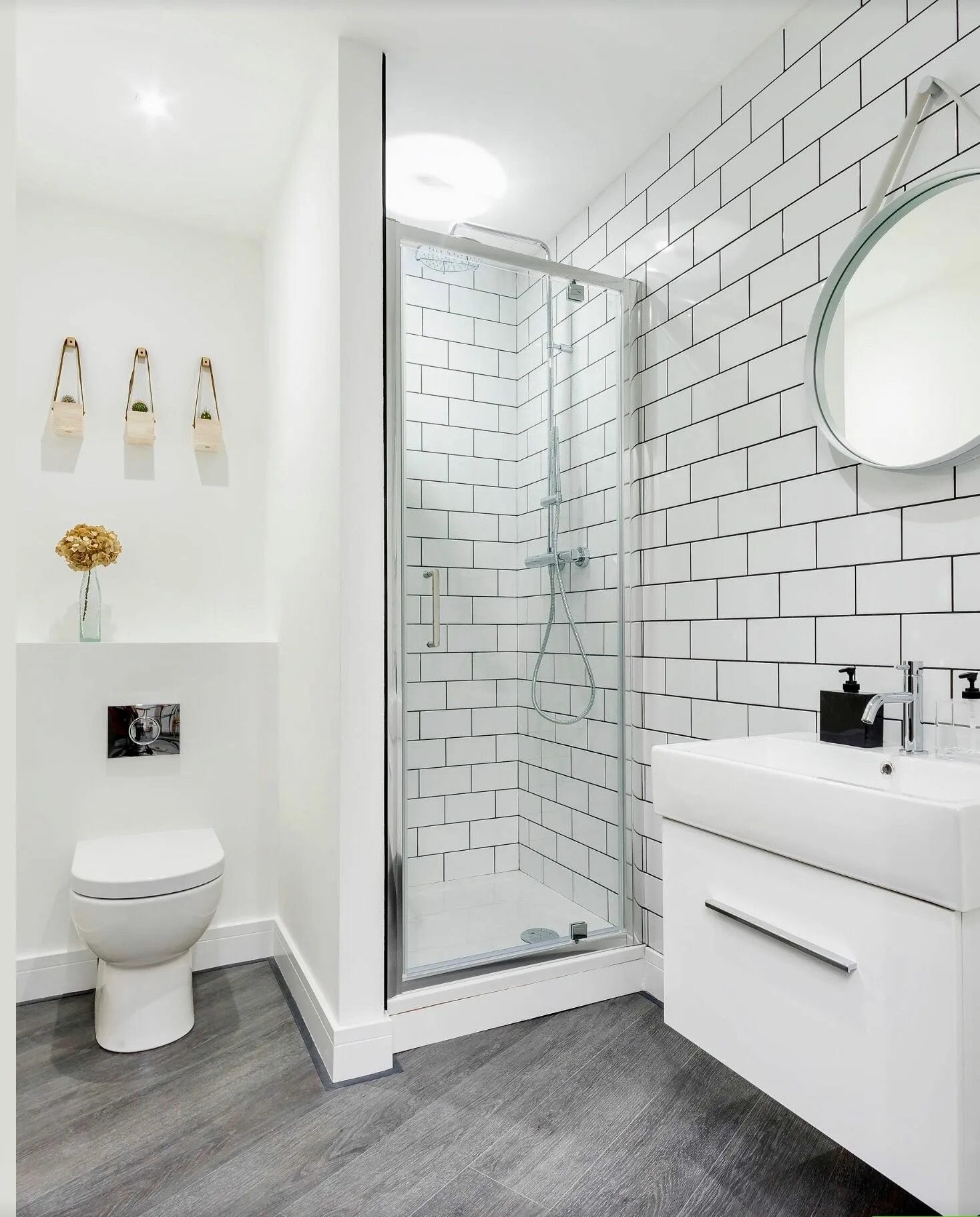 The homes with the best interior design in Australia White bathroom tiles, White