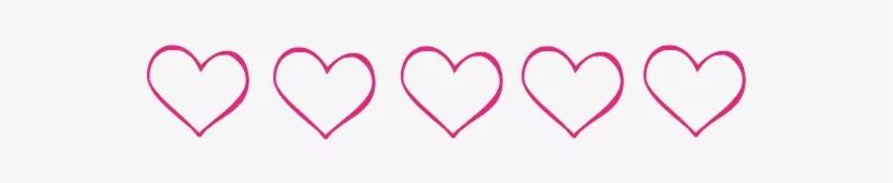 Hearts in halves