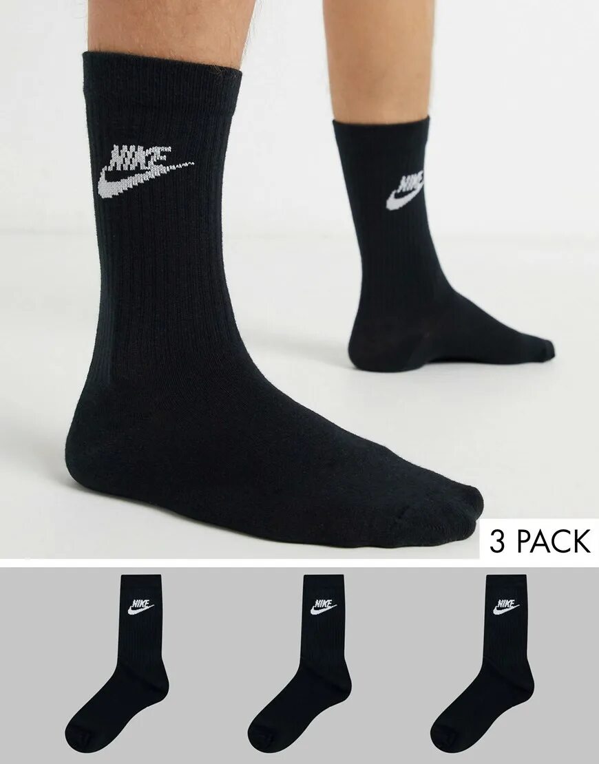 Черные носки найк. Носки найк 3 пары. Носки Nike 1 пара чёрные. Носки найк мужские черные высокие. Носки Nike черные высокие.